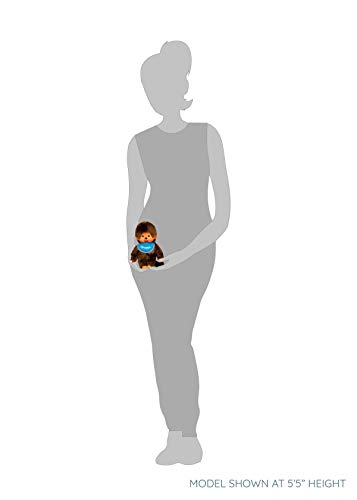 Monchhichi Classic Blue Boy Plush