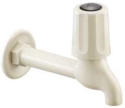 Pearl Material PVC Water Tap Bib Cock Long Body with Flange (B0823YWM13) Amazon Price History, Amazon Price Tracker