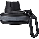 Image of InstCuppa Sports Sipper Lid Add On Thermosteel Bottle, Plastic, Black, 0.55 Litre