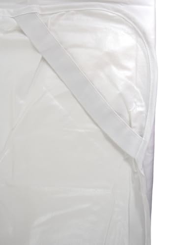 Protection imperméable pour matelas blanc 90x200 alèse coton élastique - 5