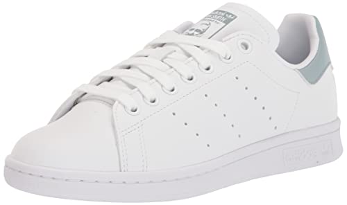adidas Originals Tênis feminino Stan Smith, Branco/cinza mágico/rosa transparente, 11