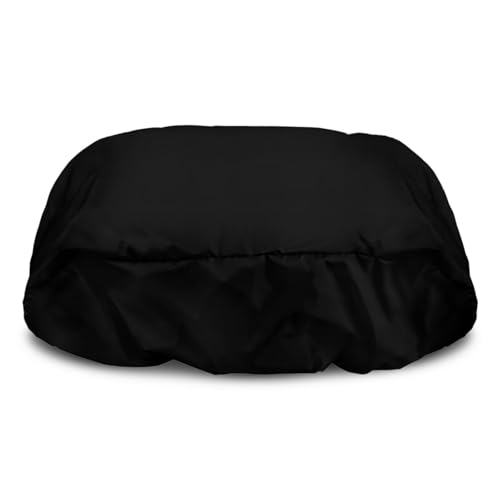 Knextrepoy Black Winch Dust Cover Off Road Vehicle Winch Cover Water Resistant All Weather Winch Protection Dust Covers Ideal for Electric Winches 8500-17500 lbs