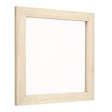 QUARKZMAN 1 Stück Siebdruckrahmen, 7,9x7,9 Zoll Holz mit 160 weißen Maschen für DIY-Siebdruckprojekt