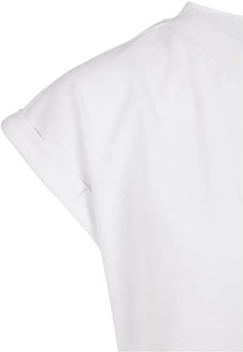 Urban Classics Uck2983-girls Organic Extended Shoulder tee Camiseta, Blanco, 134-140 para Niñas