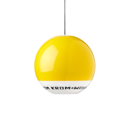 Image of KROM - Kendama Toy POP LOL Yellow - High Wood Quality - Extra Strong - for Beginner and Pro - Gift Pack : Extra String + Stickers