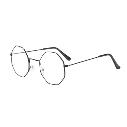 Image of New 2025 Polygon Creative transparent Ocean Lens Sunglasses Octagonal Sunglasses Metal Frame