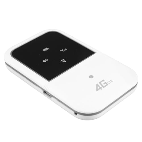 Image of Zunate Portable WiFi Router Lightweight 4G Mobile High Speed Mini LTE Portable Router for Laptop Cell Phone with 10 Hours Standby Time Suitable for Outdoor Travelers