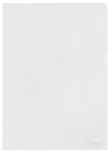 Classeur Esselte transparent plastique A4 lot de 100 pour classement de bureau et archivage de documents