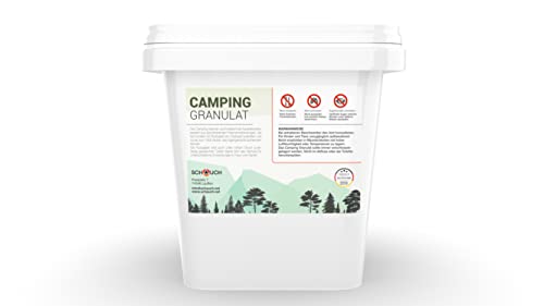 Schauch Camping Granulat Superabsorber Toilette WC Zelten Outdoor Freizeit Caravan Wohnwagen Festival Angeln Tragbar Chemiefrei Urin Geruchlos (2.5)