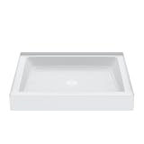 PROFLO PFSB3232 Morenci 32' x 32' Square Shower Base with Single Threshold and Center Drain - White