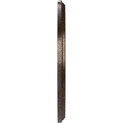 Image of Ekena Millwork CMP10BEAMB Berkshire Thermoformed PVC Ceiling Medallion (Fits Canopies up to 4 1 /2 inch), 10 inchOD x 3 1 /2 inchID x 3 /4 inchP, Textured Metallic Mystic Brown
