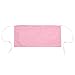 DALIX Waist Aprons Commercial Restaurant Home Bib Spun Poly Cotton Kitchen (3 Pockets) (1, Pink)