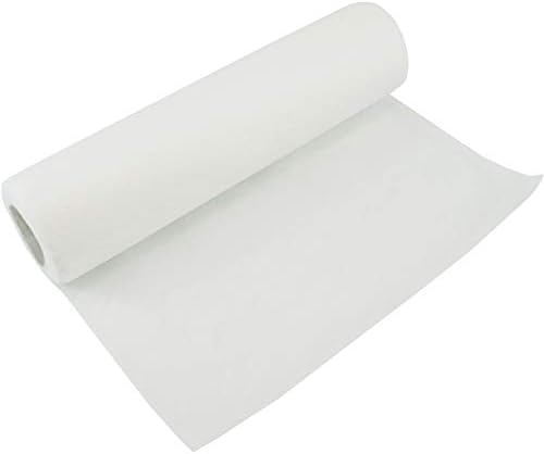 New brofil Wash Away (Rozpuszczalny w wodzie) Stabilizator haftu 10" x10Yd Rolka - Lekka waga 40 gm(1,5 oz) cięta na różne rozmiary do haftowania maszynowego i szycia ręcznego