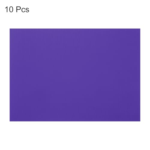 Image of uxcell 10pcs Corrugated Cardboard Paper Sheets,Navy Blue,14 inch x 10inch,for Craft and DIY Projects
