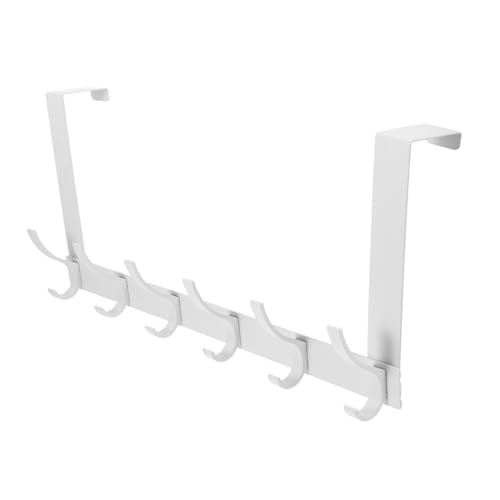 HOOTNEE Door Towel Hanger Heavy Duty Door Hooks Easy to Install Single Hook for Coats Hats Compact Design