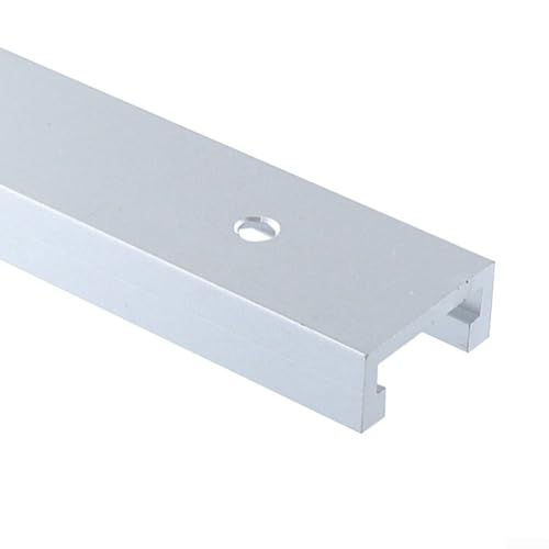 T-Track, 30 Typ T-Nut-Schiene, Holzbearbeitungs-Gleitschiene, Aluminium-Legierung, Holzbearbeitungsbank, T-Schlitz-Fräse, T Nut Gleitschiene Tischsäge-Werkzeug Router Holzbearbeitung (300 mm)