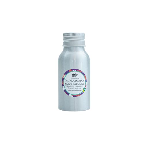 Maison Karité - Gel Rizos Salvajes | Gel Definidor Cabello Rizado y Ondulado | Fijación Media o Ligera | Vegano, Método Curly Girl (Minitalla viaje 50ml, Fijación Ligera 50ml)