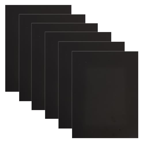 NICENEEDED 6 PCS Laser Engraving Marking Paper, 21 X 28CM Engraving Color Paper, Double Sided Laser Dimming Paper, DlY Laser Engraver Machine Tools for Ceramics Glass Cutting and Engraving