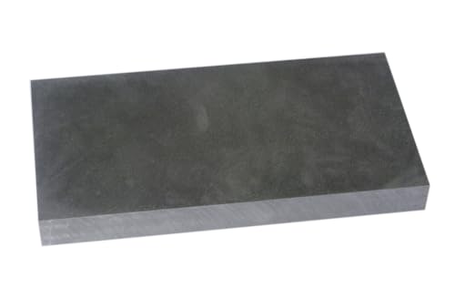 OTOOLWORLD 99.9% Purity Graphite Ingot Block EDM Graphite Plate Milling Surface (200MMx100MMx30MM)
