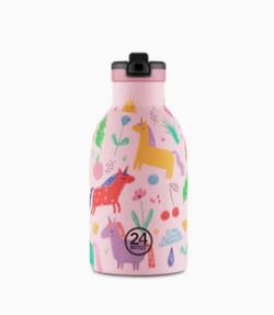 24BOTTLES Kids Gourde Enfant Isotherme avec Paille 330ml Magic Friends