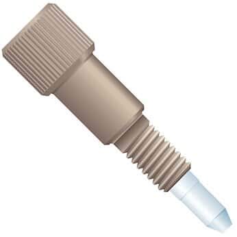 Idex Fingertight One-Piece Fitting, Headless, Natural PEEK/PCTFE, 1/32