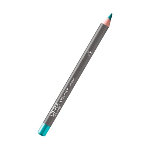 OFRA Eyeliner Pencil - Lagoon | Precision Teal Eyeliner for Bold, Long-Lasting Looks | Waterproof and Smudge-Proof Eyeliner Formula | Easy Glide Application for Intense Definition and All-Day Wear