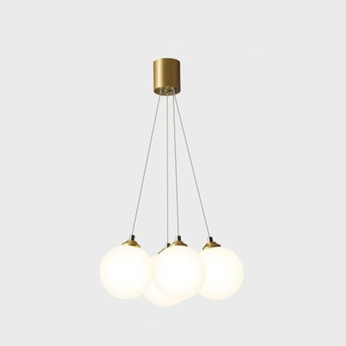 Lustre globe moderne hauteur réglable pour corriger l'éclairage de salle à manger