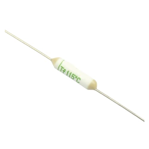 Fusible thermique 115C type 412 FTF-4 avec connexion à plomb axial pour montage