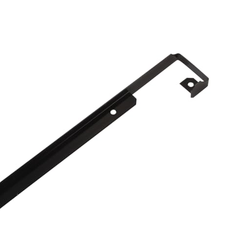 NORDLINGER PRO Profil de Jonction d'Angle pour Plan de Travail, Aluminium, 67 cm, Noir, 38 mm d'Épaisseur