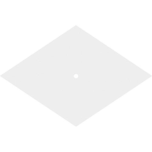 Image of Ekena Millwork CMP32X21DD-01000 Diamond Architectural Grade PVC Contemporary Urethane Ceiling Medallions 32 inchW x 21 3 /8 inchH x 1 inchID x 11 1 /4 inchC x 1 inchP