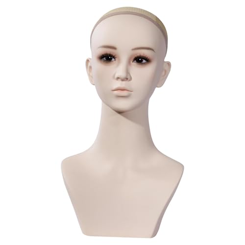 Tête de mannequin femme pour éviter les nœuds de vos colliers et sublimer vos perruques