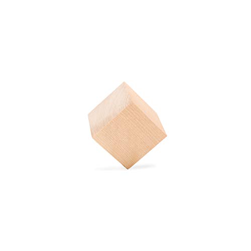 Unfinished Wood Craft Cubes 1 Inch, Pack Of 100 Small Wooden Blocks To Decorate, Wooden Cubes For Crafts And Decor, By Woodpeckers #TOP3
