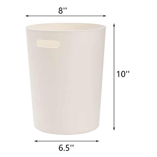 Lyellfe LY-TRASHCAN-ROUND-W6P 6 Pack Small Trash Can, 1.5 Gallon Round Plastic Wastebasket thumb #1