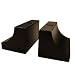 BACK 2 BASICS Golf Practice Putting Gate Stand 2 Pieces Pair with Putting Gates Golf Drills Equipment, Gate Alignment Stands for Accuracy, Path Control & Aim Training, Portable Indoor Practice Tool