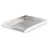 mocisa Universal Grillplatte | Plancha | BBQ-Wanne | Grillkorb | Made in Germany | Edelstahl | Massiv | hochwertig verarbeitet | 40cmx30cm Universal