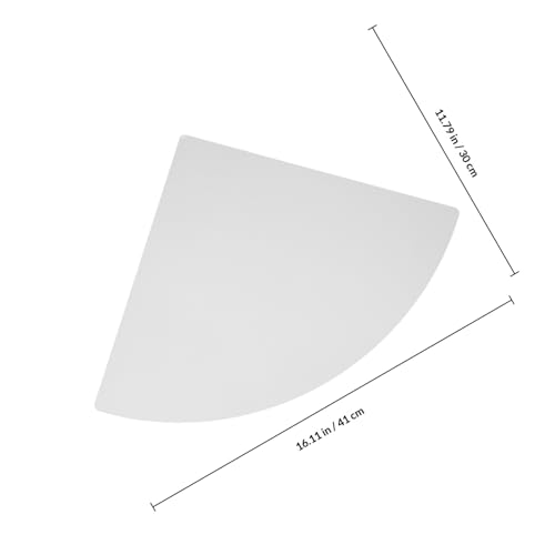 Estantería de esquina de PVC con soporte triangular para optimizar espacio 4