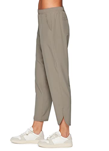 Rbx Women's Fashion Quick Dry Lightweight Ankle Length Woven Pant Tulip Hem Smoke Sage S #TOP24