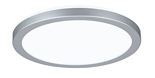 Paulmann 71004 LED Panel Atria Shine 190mm rund incl. 1x11,2 W Tageslichtweiß Chrom matt Lichtpanel Kunststoff Deckenpanel 4000 K Paulmann 71004 LED Panel Atria Shine 190mm rund incl. 1x11,2 W Tageslichtweiß Chrom matt Lichtpanel Kunststoff Deckenpanel 4000 K