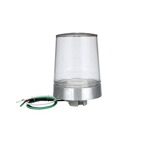 Aluminum Refrigerator Light with Clear Polycarbonate Globe