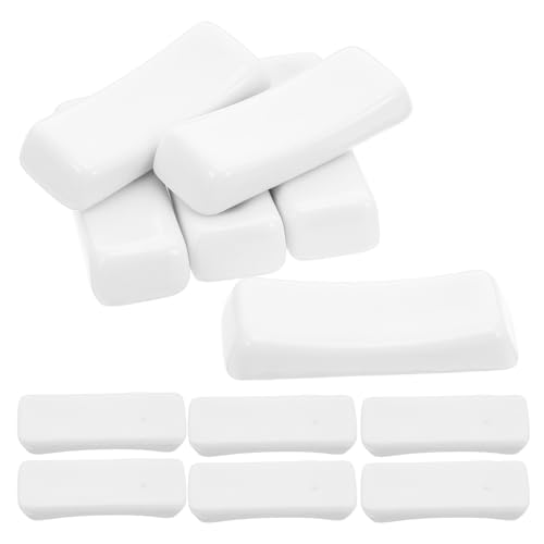 Toyvian Support De Repose-Baguettes en CéRamique Blanche 12 PièCes Porte-Couverts Petit Format pour Restaurants HôTels Et Tables À Domicile