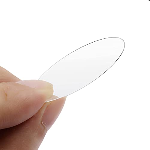 10Pcs Clear Acrylic Sheet 0.04 Inch Thick Acrylic Plastic Disc Transparent Round Acrylic Panel Circle Acrylic Sheets Sign for Picture Frame Painting DIY Crafts (3.5 inch / 8.9 cm)