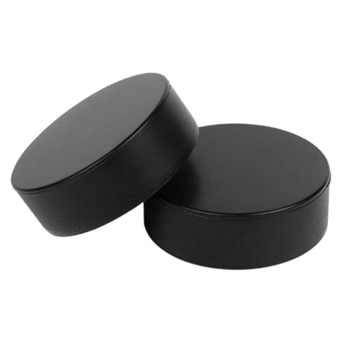 WHAMVOX 2 Pcs Ice Hockey Pucks Sturdy Material High Hardness for Hockey Training Competition