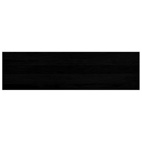 Peldaños de roble macizo 90x25x2 cm para escaleras de madera en color marrón y negro 5