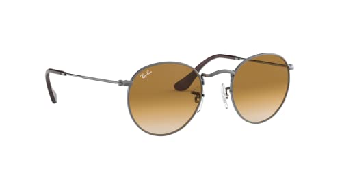 Ray-Ban RB3447NL ROUND FLAT Óculos de Sol Unissex Metálico