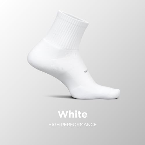 Feetures High Performance Max Cushion Quarter Tall Sock for Women & Men - Moisture-Wicking Athletic Socks2
