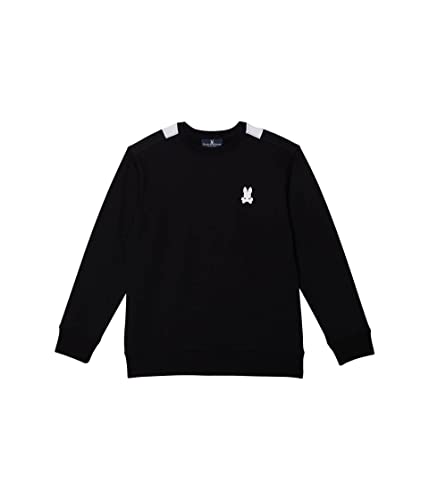 Sweatshirt Psycho Bunny résistant pour ado actif en coton noir