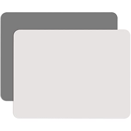 2 Pack Silicone Mat For Crafts, Gartful 15.7" X 11.8" Large Silicone Sheet, Multi Purpose Silicone Mats For Epoxy Resin, Jewelry Casting, Counter Table, Placemat, Heat Resistant, Beige & Dark Gray #TOP22