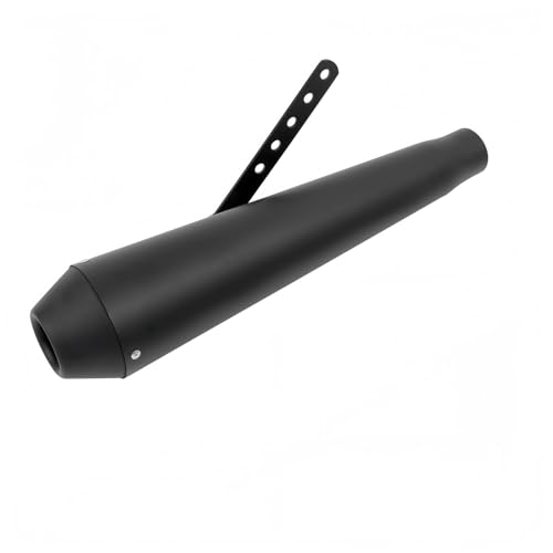 Tuyau d'échappement moto rétro noir universel pour modèles vintage GT 550 et 750