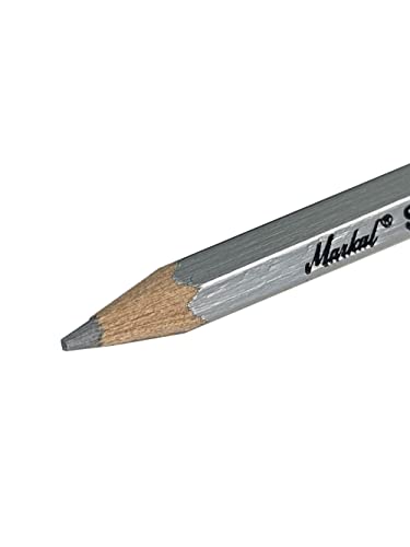 Markal 96101 Silver-Streak Reflective Lead Welder Pencil, 1/2" Diameter X 4-5/8" Length (Pack Of 12) #TOP2