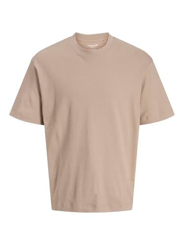 Photo de JACK & JONES Jjeurban Edge Tee SS O-Neck Noos, Mocha Meringue, M Hommes